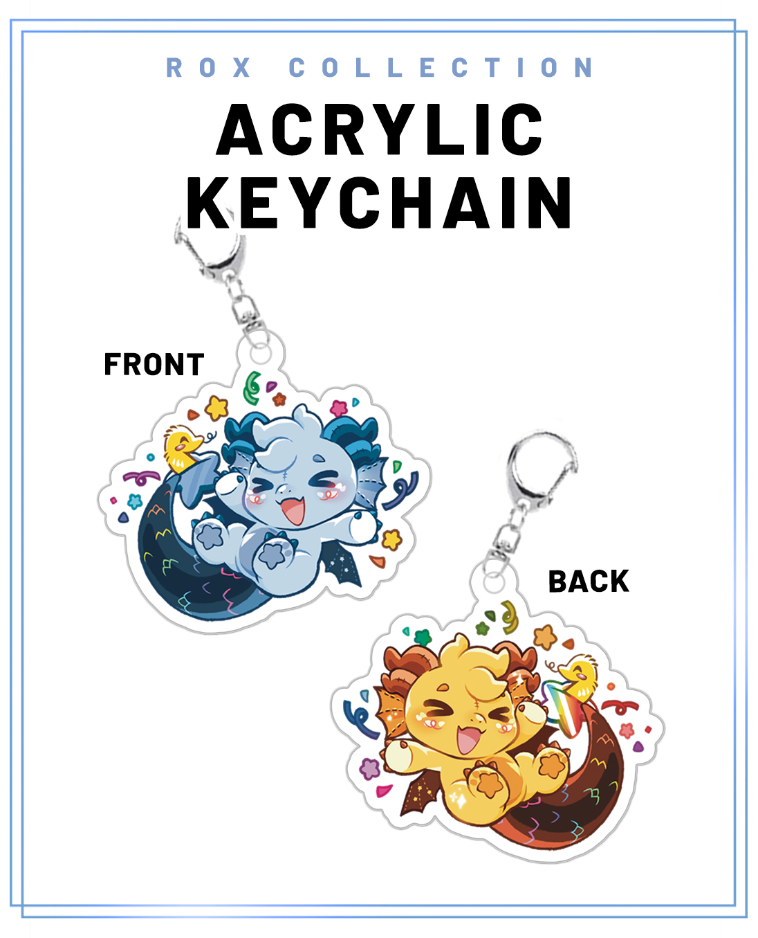 ROX ACRYLIC KEYCHAIN