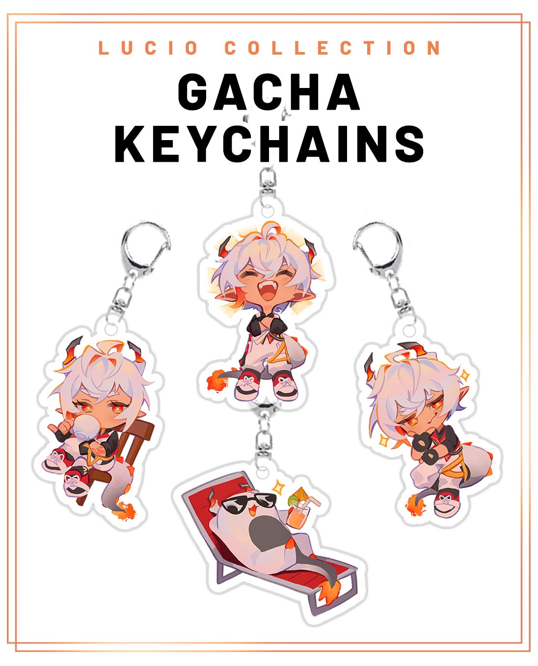 「PRE-ORDER」LUCIO KEYCHAIN GACHA