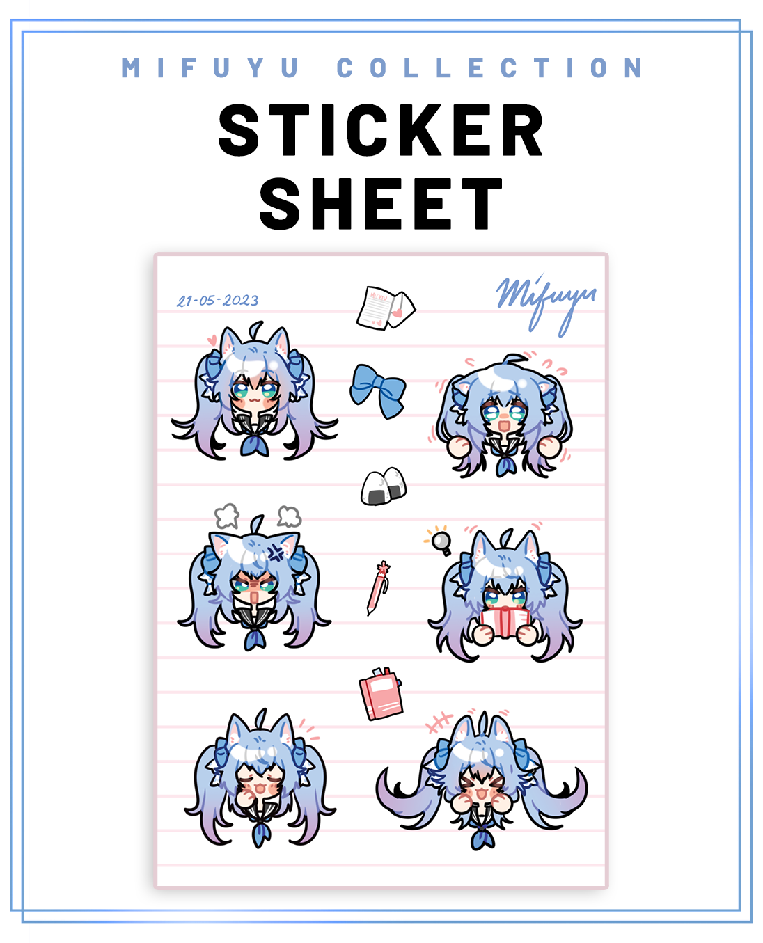 MIFUYU STICKER SHEET