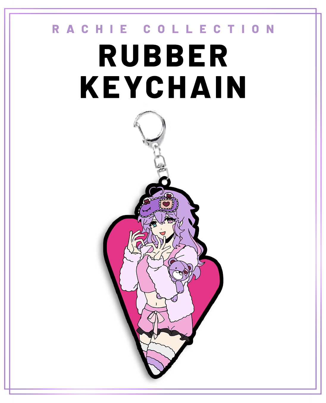 RACHIE RUBBER KEYCHAIN [B-GRADE]